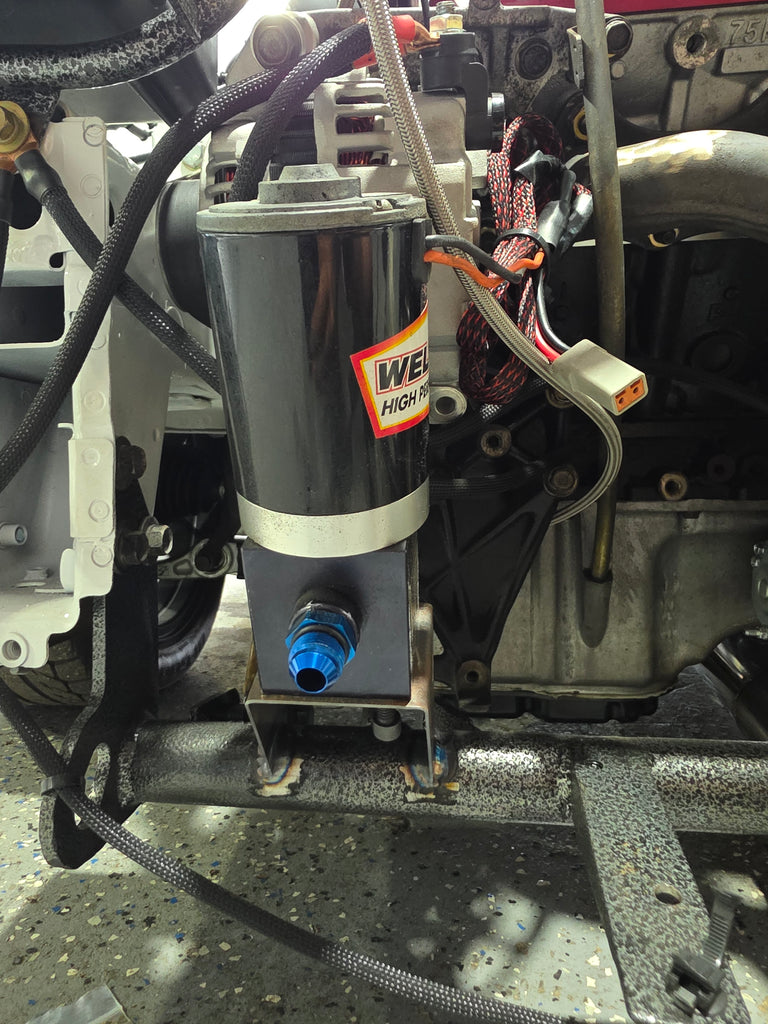 Weldon fuel pump mount
