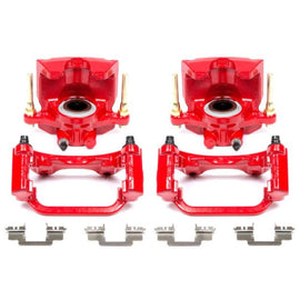 Power Stop 07-16 Cadillac Escalade Rear Red Calipers w/Brackets - Pair