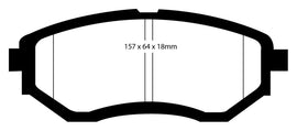 EBC 13+ Subaru Forester 2.0 Turbo Redstuff Front Brake Pads