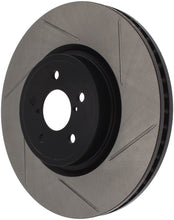 Load image into Gallery viewer, StopTech Power Slot 05-08 LGT Front Left Slotted Rotor