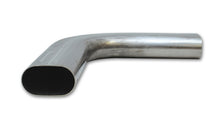 Load image into Gallery viewer, Vibrant 3.5in Oval (Nominal Size) T304 SS 90 deg Mandrel Bend 6in x 6in leg lengths