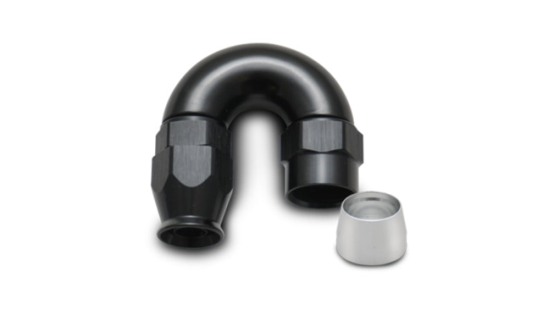 Vibrant -10AN 180 Degree Hose End Fitting for PTFE Lined Hose