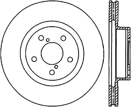 StopTech Power Slot 05-08 STi (5x114.3) CRYO Front Right Rotor