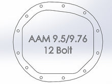 Load image into Gallery viewer, aFe Pro Series AAM 9.5/9.76 Rear Diff Cover Black w/Mach Fins &amp; Oil 14-19 GM Silverado/Sierra 1500