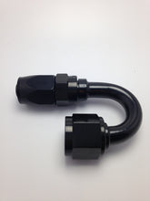 Load image into Gallery viewer, Fragola -8AN x 180 Degree Pro-Flow Hose End - Black