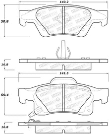 StopTech Performance 11-17 Dodge Durango Rear Brake Pads