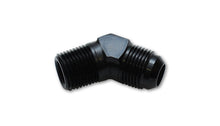 Load image into Gallery viewer, Vibrant -6AN to 1/4in NPT 45 Degree Elbow Adapter Fitting