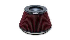 Vibrant The Classic Perf Air Filter 5in OD Conex3-5/8in Tallx6in ID Bellmouth VelocityStack10950-52