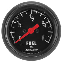 Load image into Gallery viewer, Autometer Z Series 0-280Ohm 2-1/16in. Programmable Fuel Level Gauge