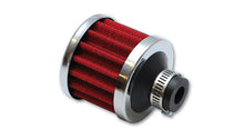 Load image into Gallery viewer, Vibrant Crankcase Breather Filter w/ Chrome Cap 1.25in 32mm Inlet ID