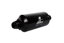 Load image into Gallery viewer, Aeromotive In-Line Filter - (AN-10) 100 Micron Stainless Steel Element Black Anodize Finish
