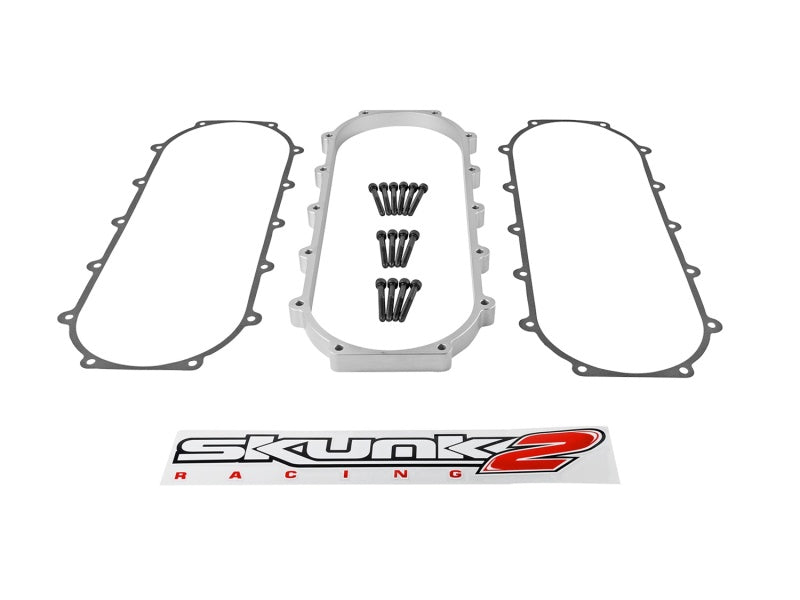 Skunk2 Ultra Series Honda/Acura Silver RACE Intake Manifold 1 Liter Spacer (Inc Gasket & Hardware)