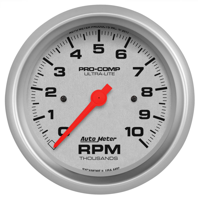 Autometer Ultra-Lite 87.5mm 10K RPM In Dash Tach
