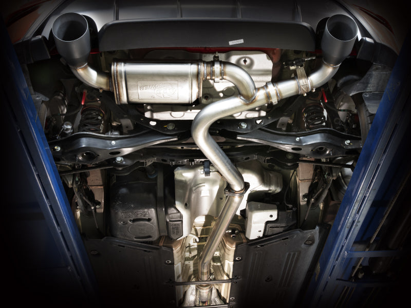 aFe 22-23 Hyundai Kona N L4 2.0L(t) Takeda 3in 304 SS Cat-Back Exhaust System w/ Black Tips