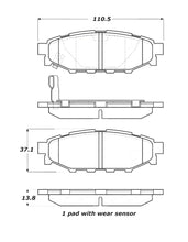 Load image into Gallery viewer, StopTech Street Touring 08-10 WRX Rear Brake Pads