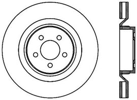 StopTech SportStop 06-09 Chrysler SRT-8 Front Left Drilled & Slotted Rotor