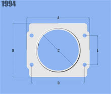 Load image into Gallery viewer, Vibrant MAF Sensor Adapter Plate for Subaru applications use w/ 3in Inlet I.D. filters only