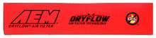 Load image into Gallery viewer, AEM 10-11 Chevrolet Camaro 3.6/6.2L 11.625in O/S L x 9.125in O/S W x 2.313in H DryFlow Air Filter