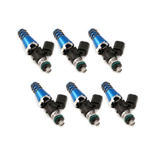Load image into Gallery viewer, Injector Dynamics 1340cc Injectors - 60mm Length - 11mm Blue Top - 14mm Lower O-Ring (Set of 6)