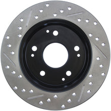 Load image into Gallery viewer, StopTech 02-06 Acura RSX Incl. Type S / 97-01 Integra Type R Slotted &amp; Drilled Left Rear Rotor