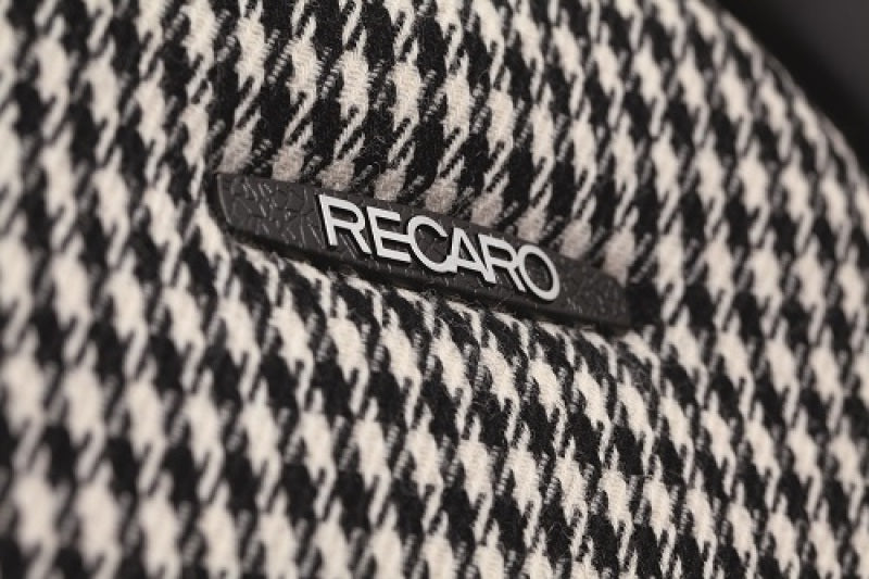 Recaro Classic Pole Position ABE Seat - Black Leather/Pepita Fabric