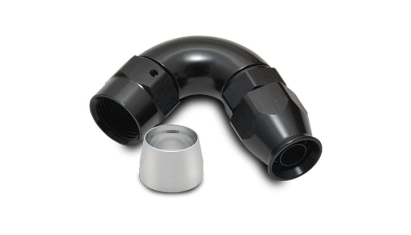 Vibrant -4AN 120 Degreeree Hose End Fitting for PTFE Lined Hose
