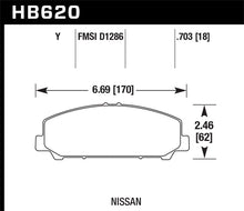 Load image into Gallery viewer, Hawk 07-10 Infiniti Q-56/Nissan Armada / 08-10 Nissan Titan LTS Street Front Brake Pads