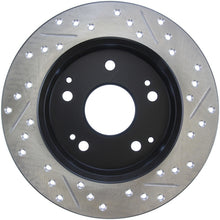 Load image into Gallery viewer, StopTech 02-06 Acura RSX Incl. Type S / 97-01 Integra Type R Slotted &amp; Drilled Right Rear Rotor