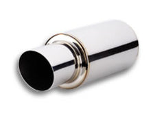 Load image into Gallery viewer, Vibrant TPV Turbo Round Muffler (17in Long) with 4in Round Tip Angle Cut - 3in inlet I.D.