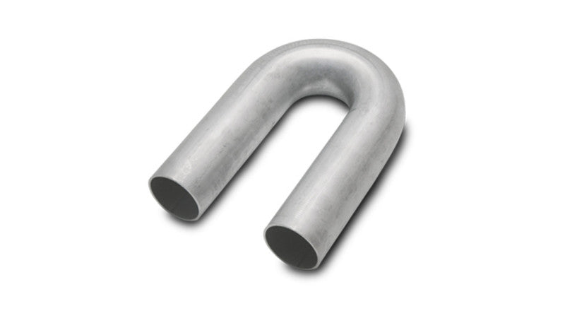 Vibrant 321 Stainless Steel 180 Degree Mandrel Bend 2.25in OD x 3.375in CLR 16 Gauge Wall Thickness