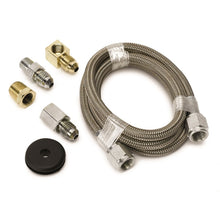 Load image into Gallery viewer, Autometer #4 Braided SS Line (-4AN) 3ft 1/8in NPT Fittings