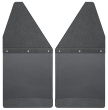 Load image into Gallery viewer, Husky Liners GM 99-16 Silverado/Sierra 12in W Black Top &amp; Weight Kick Back Front Mud Flaps