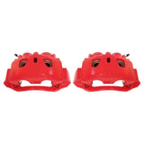 Power Stop 11-19 Chevrolet Silverado 2500 HD Front Red Calipers w/Brackets - Pair