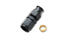 Load image into Gallery viewer, Vibrant -6AN Female to 3/8in Tube Adapter Fitting (w/ Brass Olive Insert)
