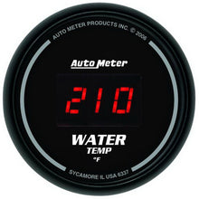 Load image into Gallery viewer, Autometer Black 0-300 F Digital Water Temp Gauge