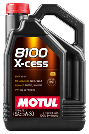 Motul Synthetic Engine Oil 8100 5W30 X-CESS 5L