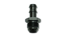 Load image into Gallery viewer, Vibrant Male -8AN to 3/8in Hose Barb Straight Aluminum Adapter Fitting
