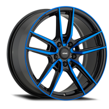 Load image into Gallery viewer, Konig Myth 19x8.5 5x114.3 ET40 Gloss Black w/ Blue Tinted Clearcoat