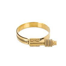 Load image into Gallery viewer, Mishimoto Constant Tension Worm Gear Clamp 2.24in.-3.11in. (57mm-79mm) - Gold