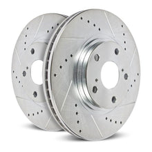 Load image into Gallery viewer, Power Stop 00-02 Dodge Ram 2500 Rear Evolution Drilled &amp; Slotted Rotors - Pair