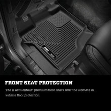 Load image into Gallery viewer, Husky Liners 2017 Ford F-250 Super Duty Crew Cab X-Act Contour Black Front &amp; Rear Floor Liners
