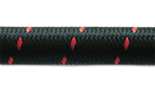 Load image into Gallery viewer, Vibrant -12 AN Two-Tone Black/Red Nylon Braided Flex Hose (10 foot roll)