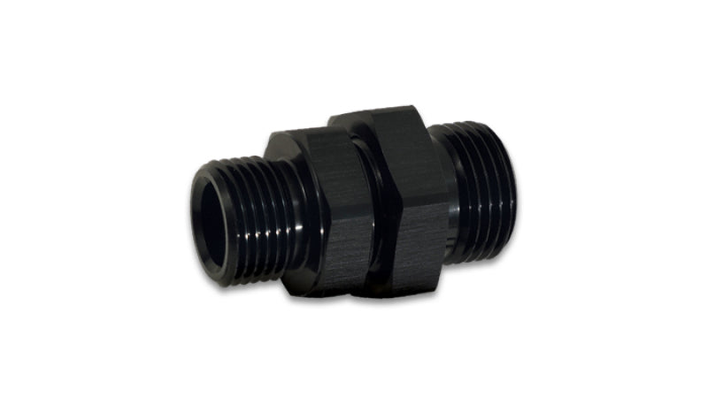 Vibrant -12 x -10 ORB Male to Male Union Adapter - Anodized Black