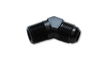 Load image into Gallery viewer, Vibrant -8AN to 3/8in NPT 45 Degree Elbow Adapter Fitting