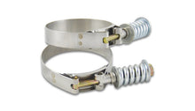 Load image into Gallery viewer, Vibrant SS T-Bolt Clamps Pack of 2 Size Range: 2.94in to 3.24in OD For use w/ 2.75in ID Coupling