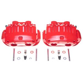 Power Stop 94-98 Ford Mustang Front Red Calipers w/Brackets - Pair