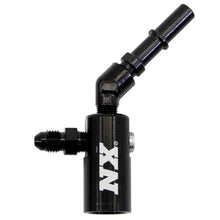 Load image into Gallery viewer, Nitrous Express 3/8-10mm Late Model Billet Fuel Line Adapter 45 Degree