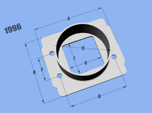 Load image into Gallery viewer, Vibrant MAF SenAdapter Plate Toyota w/ Bosch MAF Sensuse w/ 3in ID filteronly
