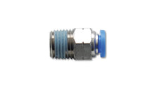 Load image into Gallery viewer, Vibrant Male Straight Pneumatic Vacuum Fitting 1/8in NPT Thread for use with 3/8in 9.5mm OD tubing