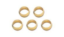Load image into Gallery viewer, Vibrant Brass Olive Inserts 5/16in - Pack of 5